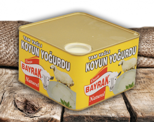 Bayrak Koyun Yoğurdu 2900GR TENEKE